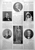 Old Lord Justice Stirling Richard Seddon Sir James Thompson E Terry 1906 20th