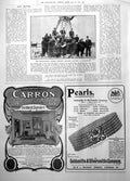Antique Old Print Forthcoming Gordon Bennett Balloon Contest Competitor 1906