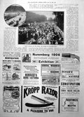 Old Print Ascot Sunday River Crowd Boulters Lock River Craft Henley 1906 20th