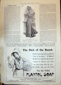 Antique Print 1908 Ladies Fashion Seaside Frock Plantol Soap Lever Brothers