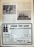 Old 1908 William Kaiser Germany Horse Tobacco Factory Franco-British 20th