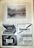 Old 1908 Fred Walker Marlow Ferry Swan Pen Drew Bensons Cambus Watch 20th