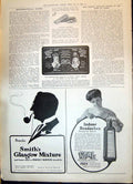 Old Print 1908 Chocolate Box Bristol School Children Dock Smiths Tobacco 20th