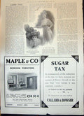 Old 1908 Maple Furniture Callard Bowser Butter Scotch Ladies Fashion 20th