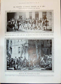 Old 1908 Constantinople Primitive Fire Brigade Rothenburg Plonlein Wa 20th