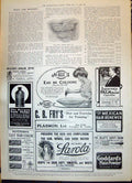 Antique Print 1908 Royal Spanish Baby Car Pram Leveson Cologne Larola Calox