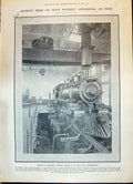 Old 1908 Testing Railway Engine Pennsylvania Train Crocodile Hunting 20th