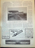 Old 1908 German Air-Ships Aerial Navy Brandauer Pens Price'S Candles 20th