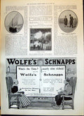 Old 1908 Fishing Boats Candia Cretan Gendarmerie Wolfe'S Schnapps Buc 20th