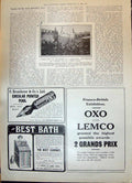 Old 1908 Production Patriotic Play Turkish Village Oxo Lemco Foot Bat 20th