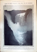 Old 1908 Devil'S Cataract Victoria Falls America Invention Prevent Sm 20th