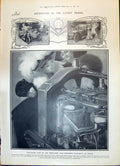 Old 1908 Motorists Engine Motor Show Olympia Servian Troops War Novi- 20th