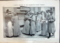 Old 1908 Municipal Notice Board Women Work Seekers Marconi Forest Ele 20th