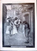 Old 1908 Buchanans Scotch Whisky Street Scene Christmas Presents Plas 20th
