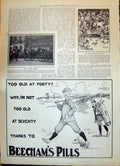 Antique Print 1908 Prince Wales Holborn Car Pop-In-Taw Games Beechams Pills