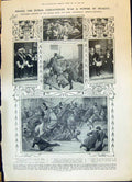 Old 1908 Prague Riots Bummeling German Students Moore-Brabazon Model 20th