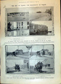 Old 1908 Pozzuoli Naples American Policemen Horses Science Dawkins Bo 20th