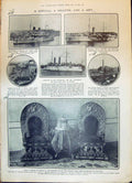 Old 1908 Ship Alexis Gelderland Kortenaer Ruijter Granard Warmington 20th