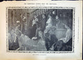 Old 1908 Christmas Entertainment Floor Polishing Romance Man Lady Hol 20th