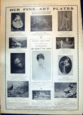 Old 1908 Fine Art Plates Advertisement Queen Garland Beers Lomax Thor 20th