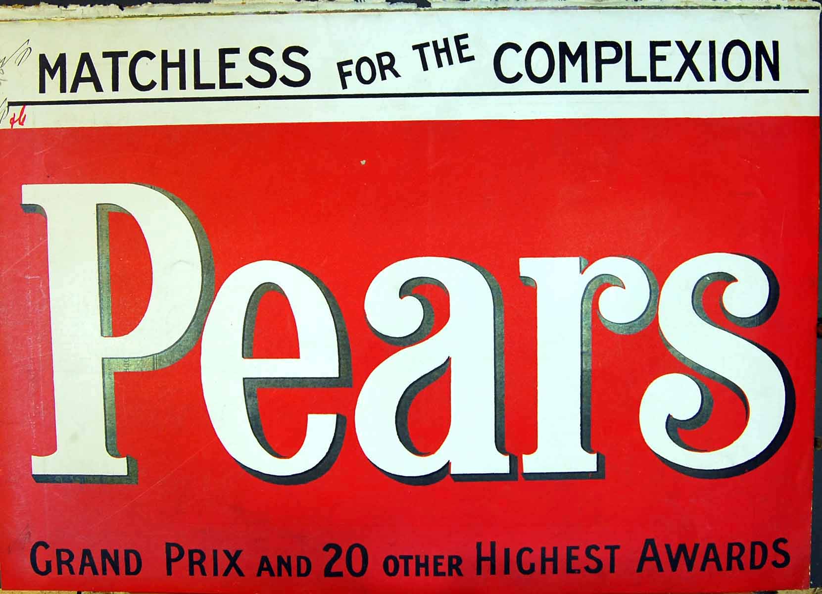 Original Old Antique Print 1908 Colour Advertisement Pears Soap Beechams Pills