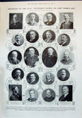 Old 1910 Honours Meyer Fuller Furness Causton Jones Mond Westminster 20th