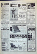 Old Print 1910 Great Eastern Railway Carters Chairs Aitchison Binoculars 20th