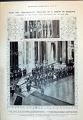 Old 1910 Reception Turkish Court Mohammed Constantinople Gallienne Je 20th