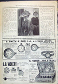 Old 1910 Advertisement Smith Watches Vickery Fisher Lady'S Eiffel Sil 20th