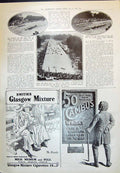 Antique Print 1910 Glasgow Cigarettes Cambus Whisky Henley Magdalen Leander