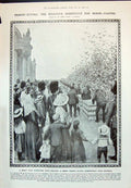 Old Print 1910 Pigeon Flying Competition Brussels Siers Tsarskoye-Selo T 20th