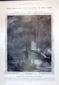 Old 1910 Picket Boats King'S Yacht Portsmouth Ships Orion Neptune Vic 20th