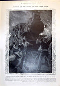 Old 1910 Railway Train Forest Fire Rockies Canada Motor Car Thermos F 20th