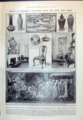Old 1910 British Section Brussels Exhibition Arras Tapestry Edwards E 20th