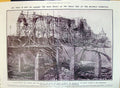 Old 1910 Ruins Belgian British Building Great Fire Brussels Exhibitio 20th