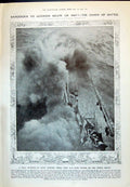 Old 1910 Firing 12-In Guns Astern Minas Geraes Battle Ship Calthrop O 20th