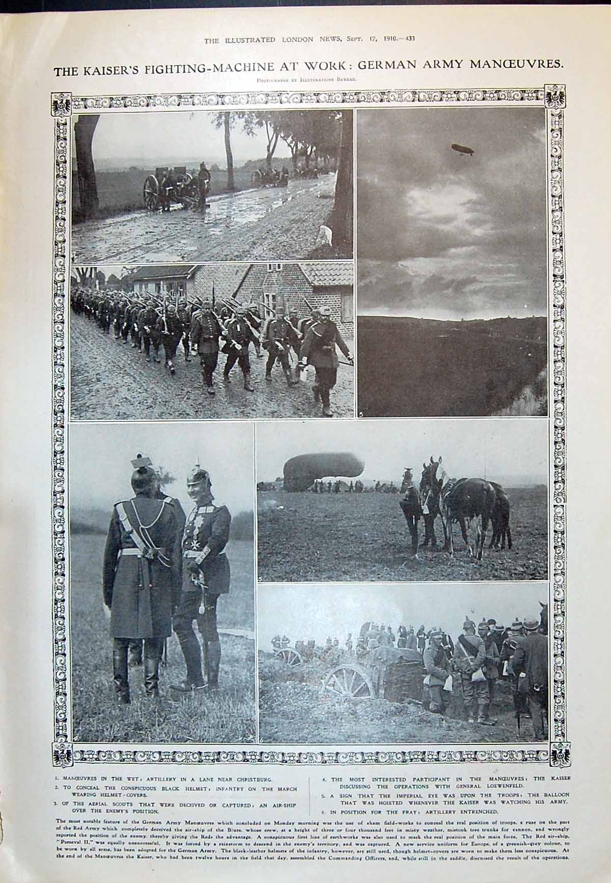 Old 1910 Kaiser Germany Army Airship Loewenfeld Mineral Mill Rhodesia 20th