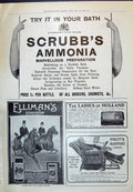 Old Print 1910 Scrubb'S Ammonia Ellimans Jules Denoual Toothpaste Foot'S 20th