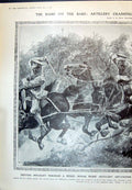 Old 1910 Royal Horse Artillery Advancing Salisbury Plain Manoeuvres S 20th