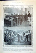 Old 1910 Prisoners Work France Weaving Esparto Grass Hewlett Frankau 20th