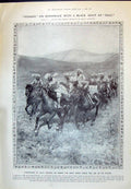 Old 1910 Turcomans Rugger Horseback Black Goat Ball Aeroplane Freemas 20th