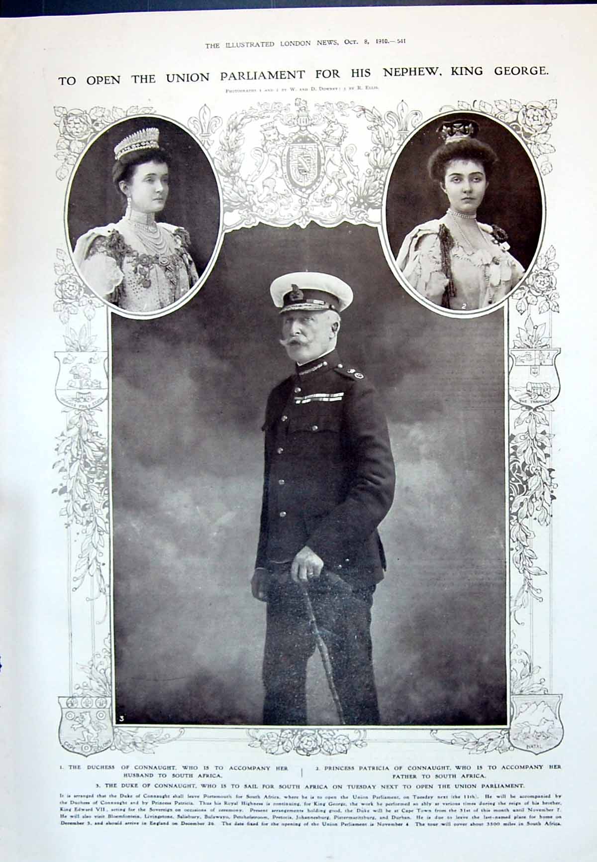 Old 1910 Duke Connaught Duchess Princess Patricia Ultra-Violet Rays P 20th