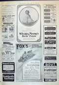 Antique Old Print 1910 Savory Moore Food Fox Puttees Hunyadi Janos Goddard 20th