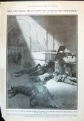 Old Print 1910 Dead Siers Dom Carlos Portugal War Ship Royal Palace Aven 20th