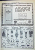 Old Print 1910 Aeolian Hall Alexander Clark Brooch Pin Diamond Jewellery 20th