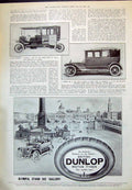 Old 1910 Beechams Pills Robinson Evans Dunlop Motor Tyres Olympia Car 20th