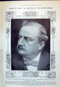 Original Old Antique Print 1910 Portrait John Redmond Member Parliament 20th