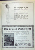 Antique Old Print 1910 Aeolian Hall Orchestrelle Company Quaker Oats Flakes