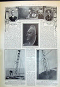 Old 1910 Death Mask Cecil Rhodes Roosevelt Rigging Ship Pears Annual 20th
