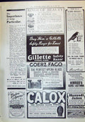 Old 1910 Gillette Safety Razor Calox Carters Liver Pills Benson Rings 20th